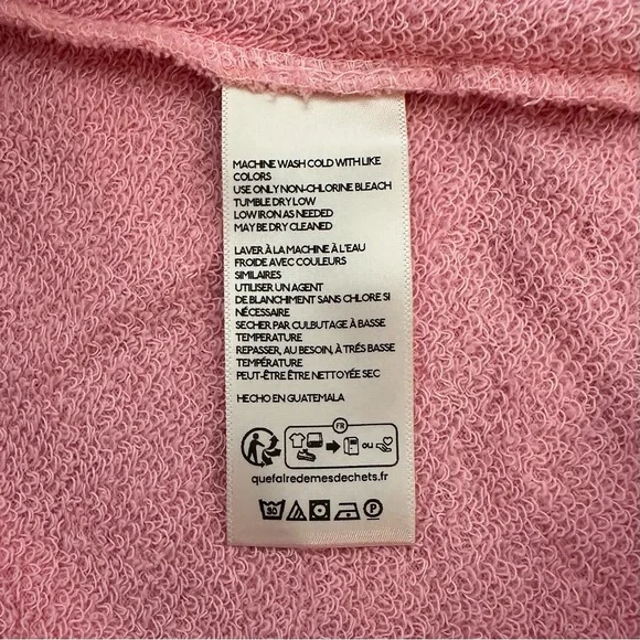 Free People We The Free Camden Pullover Sweatshirt Pink Sky NWOT Medium - Picture 7 of 10